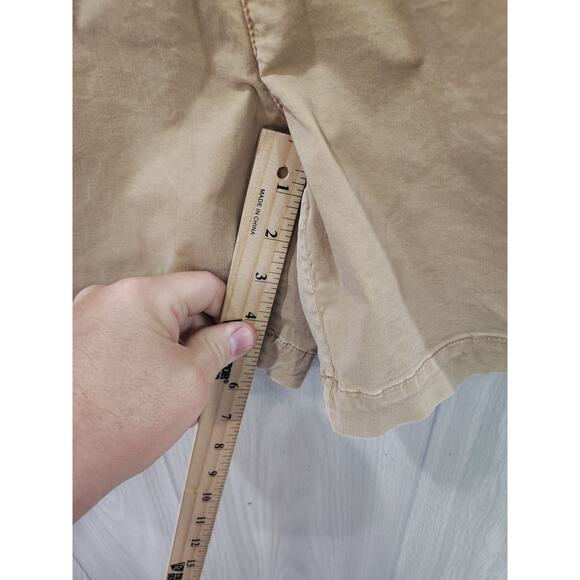 American Eagle Men’s Size S Tan Khaki Drawstring Stretch Shorts Comfort - Picture 7 of 8